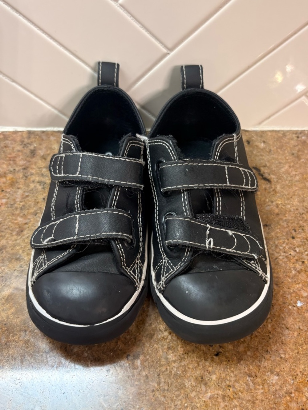 Converse Black Leather Sneakers